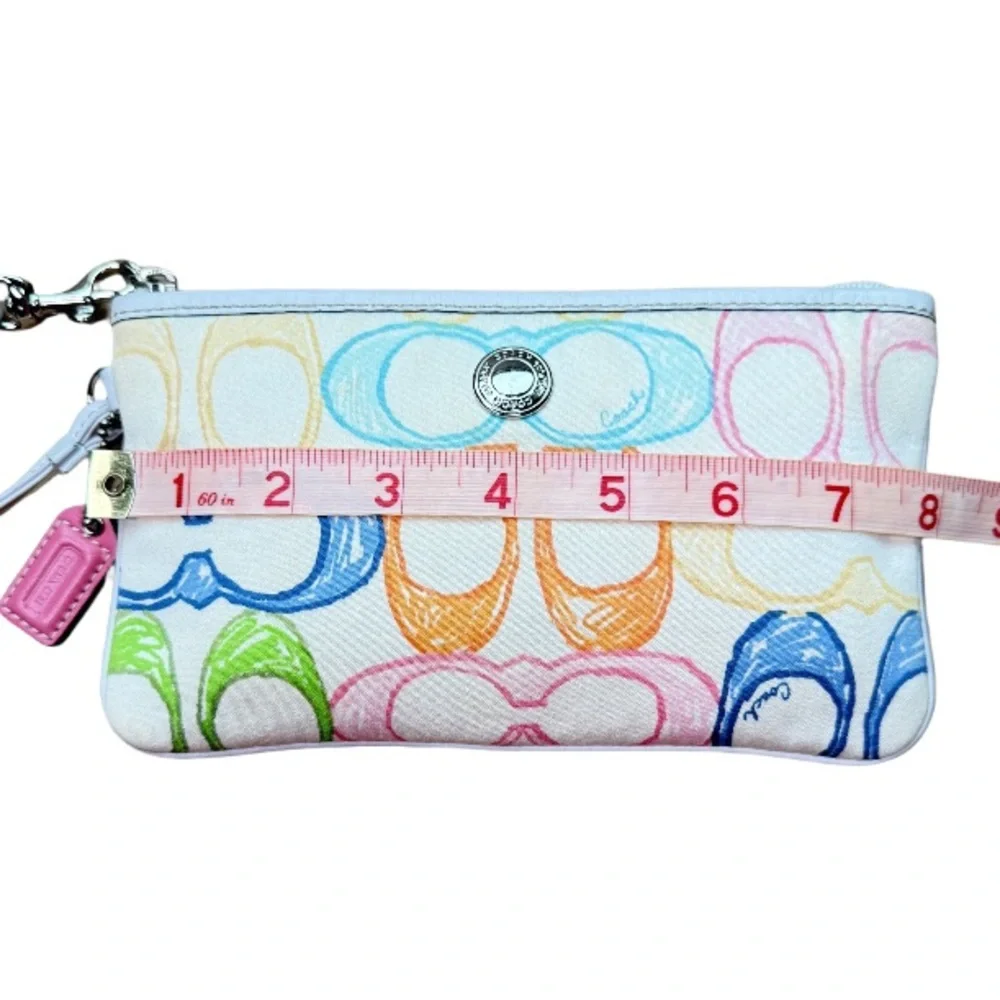 COACH | Hampton Scribble Wristlet